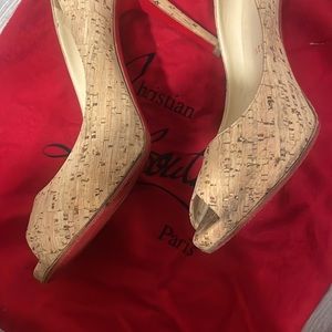 Christian Louboutin- cork